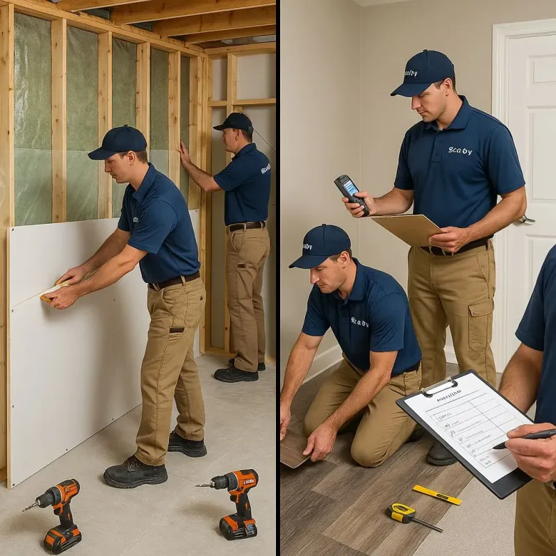 Repairs and Reconstruction process in DeKalb County, IL